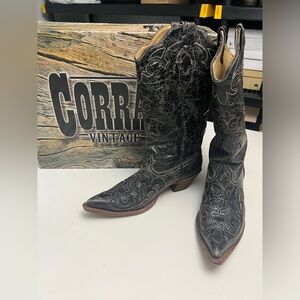 Corral Vintage, lizard cowboy boots size 10